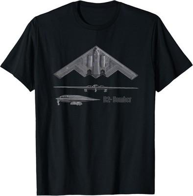 NEW LIMITED! B-2 Stealth Spirit Bomber Aircraft Strategic Tee - MADE IN USA