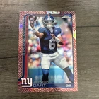 2025 Topps Chrome Football NFL Jaxson Dart Leather Refractor RC #306 Giants