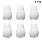 6PCS 15cm Animal Model Children Painting Craft Owl Ornament for Home animal