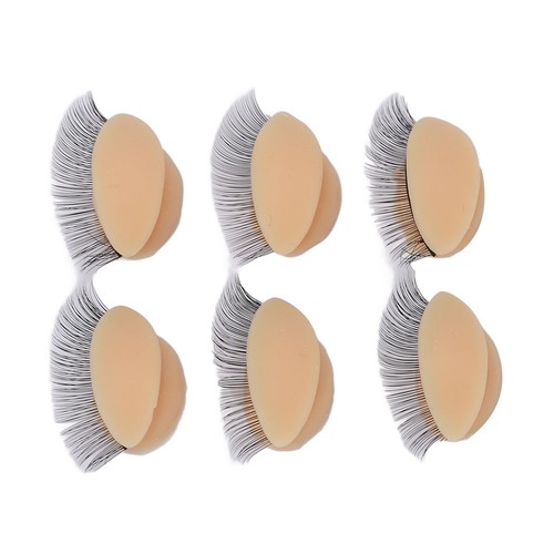 (Skin Color)Replaced Eyel 3 Pairs Double Layer Replacement Eyelash Eyel FSK - Bild 20 von 23