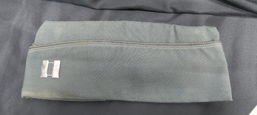 Vintage US Military Green Trench Coat Overcoat Mens 38R with Cap - Picture 10 of 15