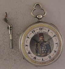 Remarkable MILITARY LE ROY a PARIS 1870 Oriental Award Pocket Watch Serviced