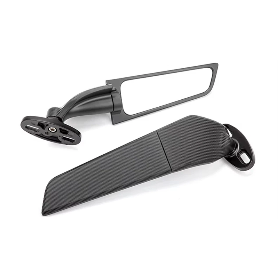 Espejos retrovisores Goodrevs™ Aero Extended Stealth CNC Fit CBR Ninja GSX-R YZF KTM BMW Foto 4 de 4