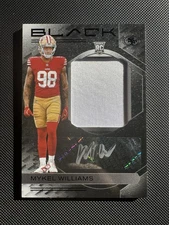 2025 Panini Black - Rookie Patch Autographs Mykel Williams #RKPA-MWS /249