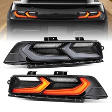 Led Tail Lights Sequential Smoke Lens C8 Style Lr For 2014 2015 Chevy Camaro Led Tail Lights Sequential Smoke Lens C8 Style Lr For 2014 2015 Chevy Camaro