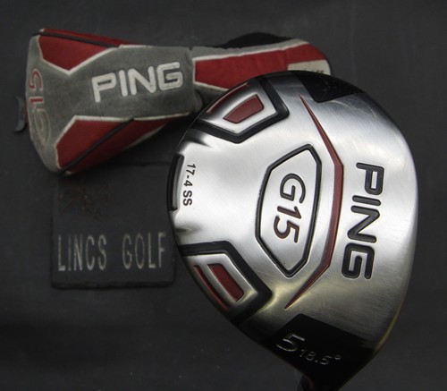 Ping G15 18,5° 5 Holz Regular Graphitschaft Ping Grip & Ping HeadCover*