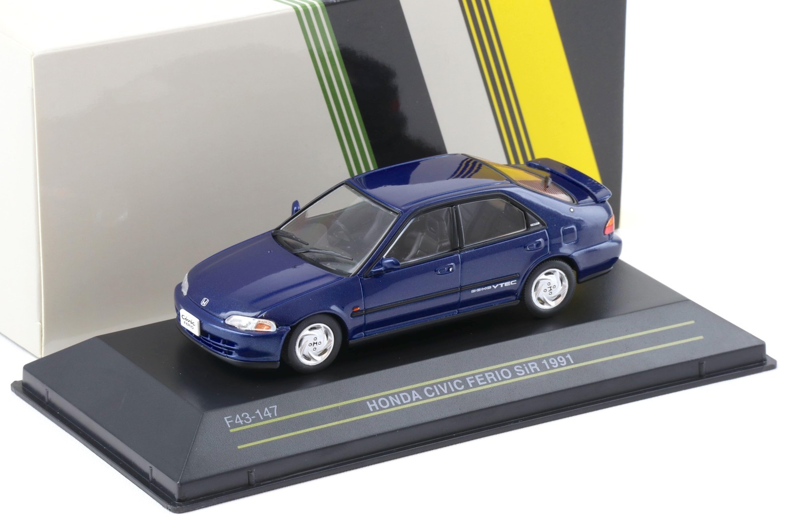 1:43 First43 Honda Civic Ferio SiR 1991 Pearl Blue Herverd