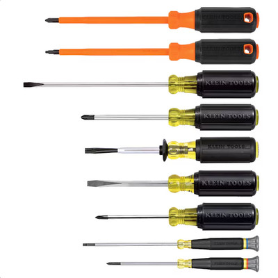 Klein tools 9-Piece Electrician Screwdriver Set