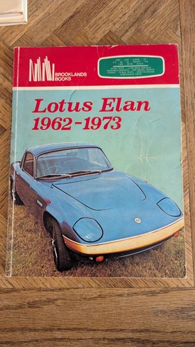 Lotus Elan 1962-1973 Brooklands Road Test Portfolio VGC 1600 S1 S2 +2 Sprint S4 - Picture 1 of 12