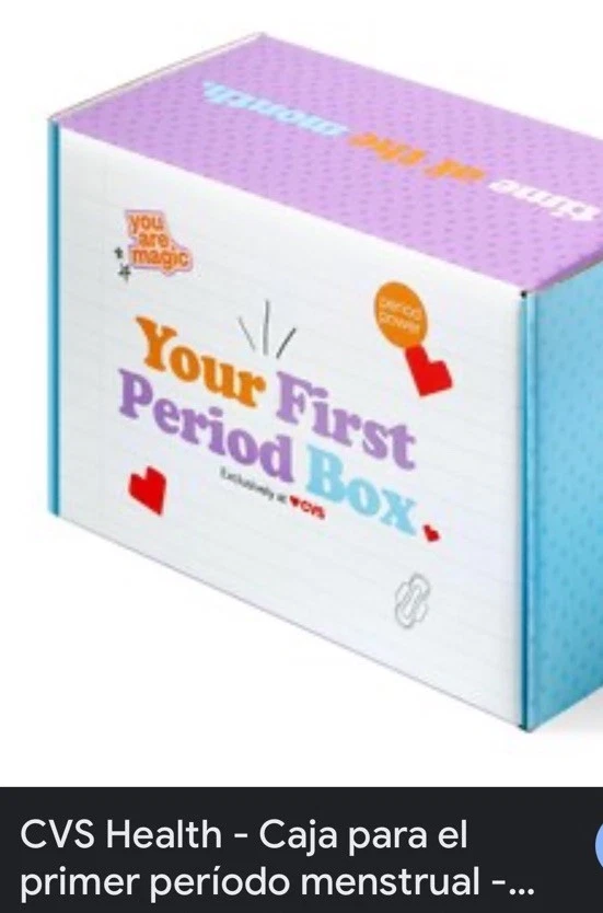 Kit Primer Período para Niñas, Kit Menstrual para Adolescentes Adolescentes-Bienvenida Mujer Foto 3 de 4