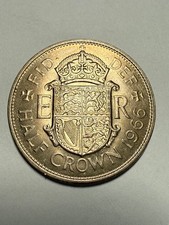 Half Crown 1966 Uncirculated Queen Elizabeth II