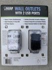 Feit 2-Pack Wall Outlet 120V w/ USB Ports Tamper Resistant Receptacle - NEW — photo 2