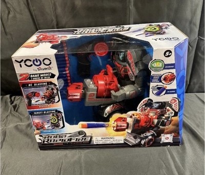 ROBO RAPIDFIRE Silverlit 2-in-1 Remote Control Blasting Robot NEW Sealed Pellet