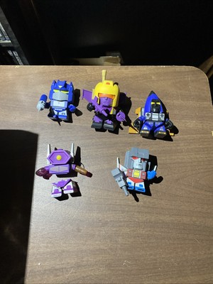 Lot of 5 Transformers Loyal Subjects 3.5'' Vinyl Figures- Shockwave,Starscream...