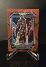 #'d/88 🔥 WILT CHAMBERLAIN SP 2022-23 Panini Prizm Choice Red Scope #285 HOF