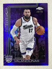 2025-26 Topps Chrome Jonas Valanciunas Purple Refractor /75 Sacremento Kings