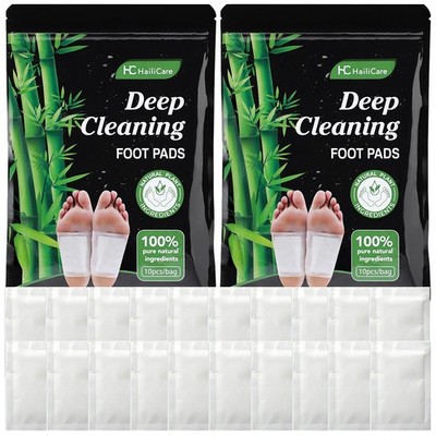 20PCS Detox Foot Patches Pads Body Toxin Feet Slimming Deep Cleansing Herbal US