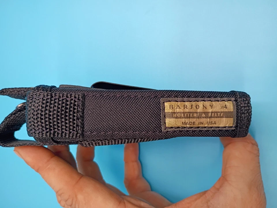 Funda y cinturones Barsony Tactical Nylon Pierna Derecha Negro Foto 2 de 4