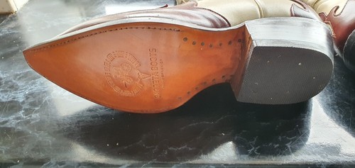 Cuban Heel Cowboy Boots Eu Size 41 Uk 7.5 - Picture 7 of 10