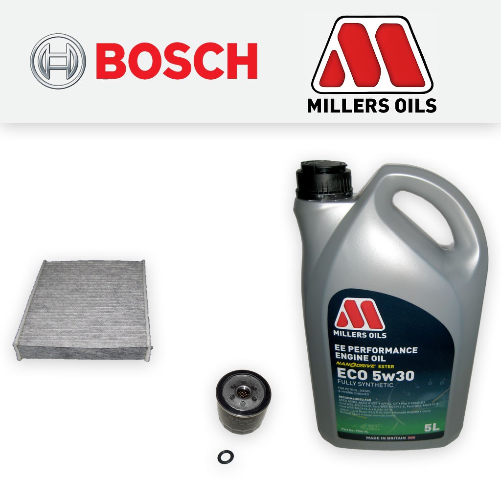 SERVICE KIT for FORD FIESTA MK6 1.4 16V OIL CABIN FILTERS +NANO OIL (2002-2008)