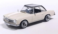 IXOMODELS,MERCEDES-BENZ 230SL HardTop 1964 Metallic Beige and Black, 1/43, IX...