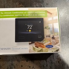 Carrier Infinity System Control Programmable Wi-Fi Thermostat Alexa Black v3.00