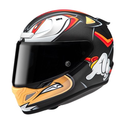 HJC RPHA 12 Shadow The Hedgehog Motorradhelm ECE 22.06 Road Approved Deckel