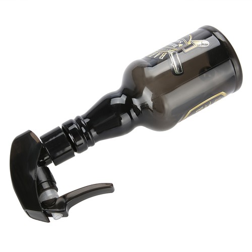 Botella spray de peluquería negra salón peluquero herramientas para el cabello rociador de agua - Imagen 10 de 13