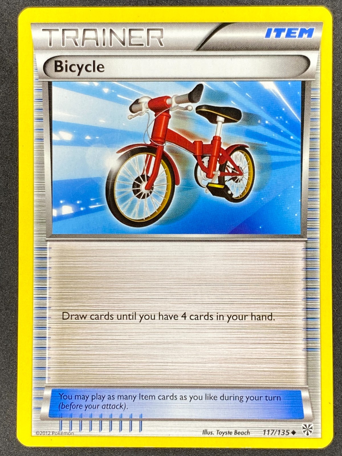 Pokémon Bicycle 117/135 PLS Plasma Storm LP