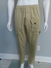 Stone Island Beige Cotton Twill Mens Cargo Dr...