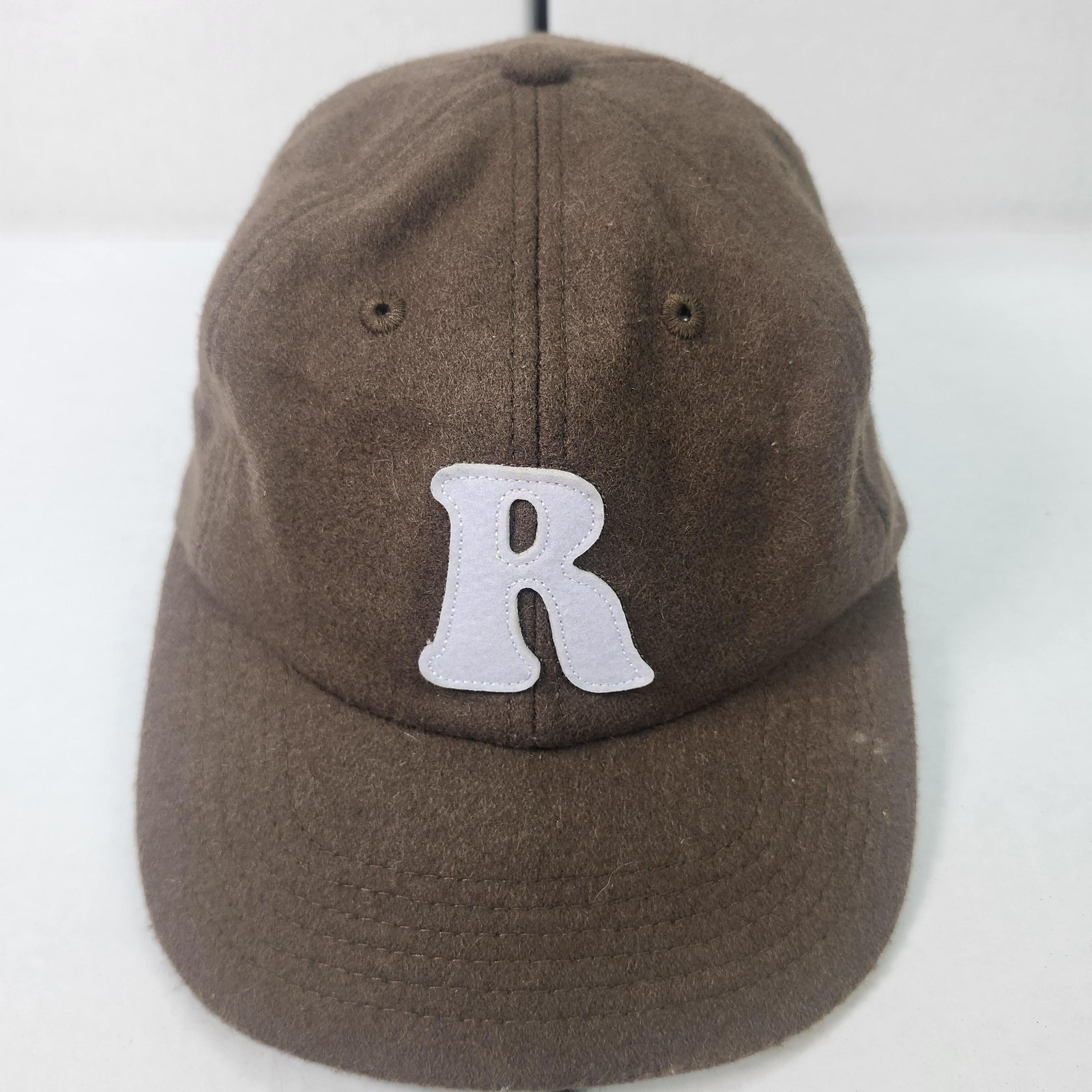 ROTT Hat Cap Snap Back Mens One Size Brown Felt R Logo Baseball Sports