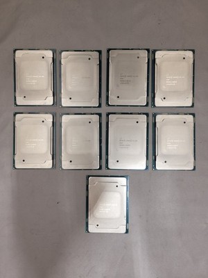 LOT OF 9  Intel Xeon Silver (8)4116 SR3HQ 2.1GHz /(1)4110 SR3GH 2.1GHz Processor