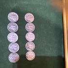 Mercury Dimes 90% Silver Lot of 10 Coins Circulated Business Strike Uncertified