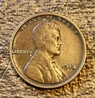 1912 P Lincoln Wheat Small Cent Circulated Brown Bronze US Coin Uncertified