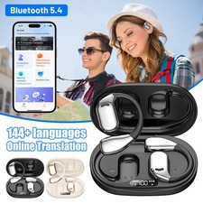144 Languages AI Translation Earbuds Bluetooth 5.4 Two-Way Real-Time Translator