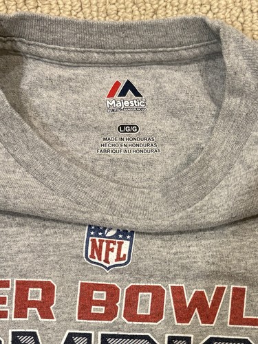 Majestic NFL New England Patriots Men's L Super Bowl XLIX Champions LS T-Shirt - Picture 2 of 3