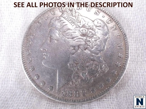 NobleSpirit (JL) Desirable 1882 Morgan Silver Dollar XF Extremely Fine
