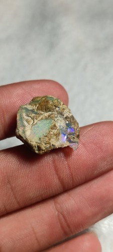 Natürlicher äthiopischer Opal grober Heilkristall Feueropal 14,55 Crt Code - A-165