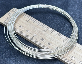 13.8 Grams of Sterling Silver 24 Gauge Round Wire Vintage Estate Find
