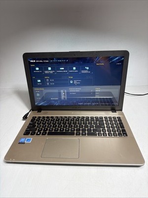 Asus X541N 15'' Laptop Intel Pentium N4200 4gb Ram No Drives Boots Bios