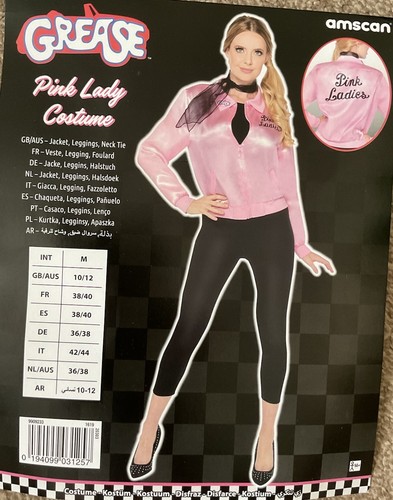 Damen Fett Rosa Dame Kostüm Amscan Kostüm Größe 10-12