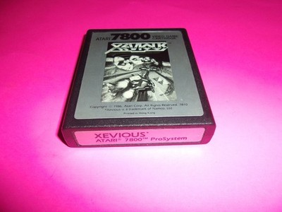 Atari 7800 Pro System Xevious 1987 - Game Cartridge Only