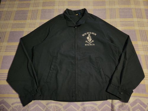 Vintage Delta Delta Delta Beta Delta Champion Harrington Windbreaker Jacket 50s - Picture 1 of 9