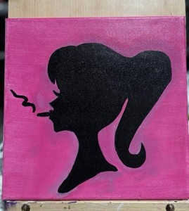 Barbie 420 10x10 in Canvas