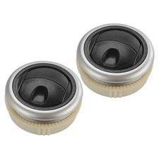 2pcs 63mm Hole Round Air Vent Universal Air Conditioner Outlet For Car RV Bus