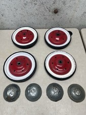 1960&rsquo;s Murray Pedal Car Wheels Tires Hubcaps Set Of 4 Original