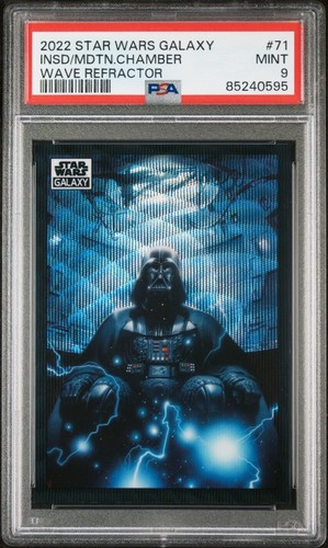 2022 Topps Star Wars Galaxy #71 Darth Vader Meditation Chamber WAVE /99 PSA9