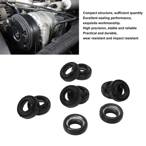 Ι 10PCS AC Compressor Shaft Seal Kit Rubber Structure For HCC AC Compressor - Picture 8 of 12