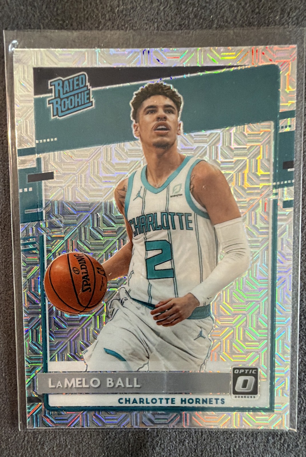 2020-21 Panini Donruss Optic - Rated Rookie LaMelo Ball #153 Choice Prizm (RC)