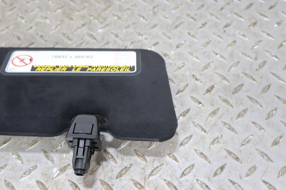 Parasol interior del conductor izquierdo derecho Lexus LC500 18-19 (Negro FA20) desgaste ligero Foto 2 de 4